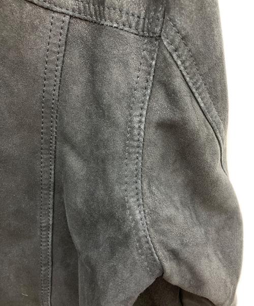 JOHN VARVATOS（ジョン・バルベイトス）JOHN VARVATOS (ジョン・バルベイトス) ゴートスエードレザージャケット ブラック サイズ:Mの古着・服飾アイテム