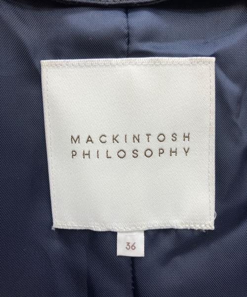 MACKINTOSH PHILOSOPHY（マッキントッシュ フィロソフィー）MACKINTOSH PHILOSOPHY (マッキントッシュ フィロソフィー) トレンチコート ネイビー サイズ:36の古着・服飾アイテム