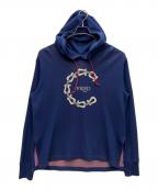 FRED×CLOTフレッド×クロット）の古着「FRED×CLOT フーディー」｜ネイビー