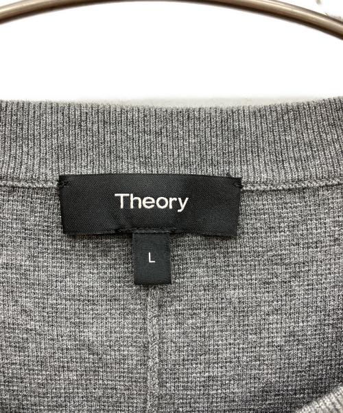 theory（セオリー）theory (セオリー) クルーネックセーター グレー サイズ:Lの古着・服飾アイテム