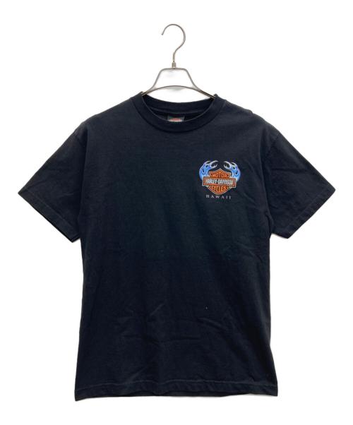 HARLEY-DAVIDSON（ハーレーダビッドソン）HARLEY-DAVIDSON (ハーレーダビッドソン) HARLEY-DAVIDSON ハワイ限定 半袖Tシャツ ブラック サイズ:SIZE Mの古着・服飾アイテム
