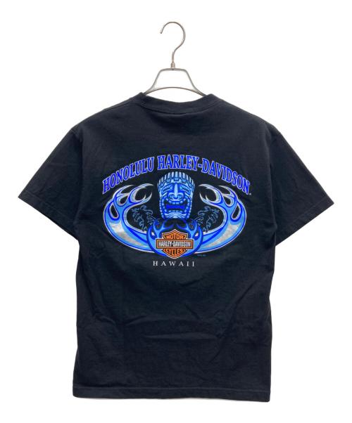 HARLEY-DAVIDSON（ハーレーダビッドソン）HARLEY-DAVIDSON (ハーレーダビッドソン) HARLEY-DAVIDSON ハワイ限定 半袖Tシャツ ブラック サイズ:SIZE Mの古着・服飾アイテム