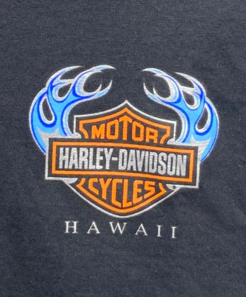 HARLEY-DAVIDSON（ハーレーダビッドソン）HARLEY-DAVIDSON (ハーレーダビッドソン) HARLEY-DAVIDSON ハワイ限定 半袖Tシャツ ブラック サイズ:SIZE Mの古着・服飾アイテム