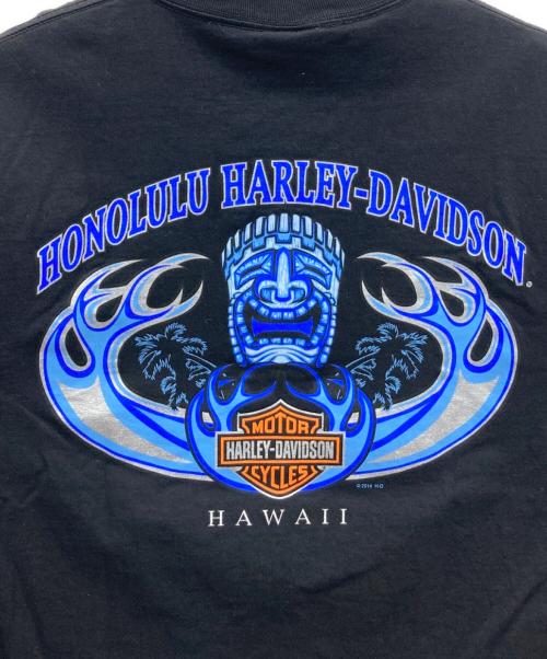 HARLEY-DAVIDSON（ハーレーダビッドソン）HARLEY-DAVIDSON (ハーレーダビッドソン) HARLEY-DAVIDSON ハワイ限定 半袖Tシャツ ブラック サイズ:SIZE Mの古着・服飾アイテム