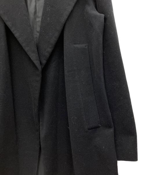 Y's（ワイズ）Y's (ワイズ) ウールメルトンロングコート ブラック サイズ:3の古着・服飾アイテム