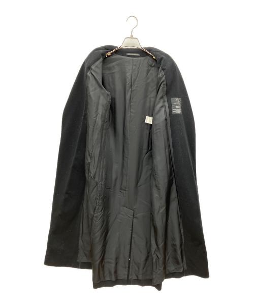 Y's（ワイズ）Y's (ワイズ) ウールメルトンロングコート ブラック サイズ:3の古着・服飾アイテム