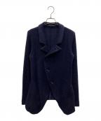 Y'sワイズ）の古着「ニットジャケット」｜ネイビー