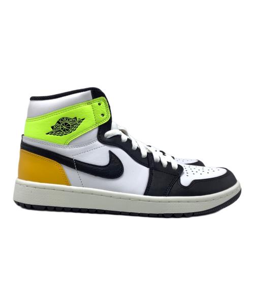 NIKE（ナイキ）NIKE (ナイキ) AIR JORDAN 1 HIGH G イエロー×ブラック×ホワイト サイズ:SIZE 26.5cm 未使用品の古着・服飾アイテム