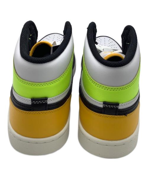 NIKE（ナイキ）NIKE (ナイキ) AIR JORDAN 1 HIGH G イエロー×ブラック×ホワイト サイズ:SIZE 26.5cm 未使用品の古着・服飾アイテム