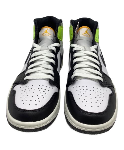 NIKE（ナイキ）NIKE (ナイキ) AIR JORDAN 1 HIGH G イエロー×ブラック×ホワイト サイズ:SIZE 26.5cm 未使用品の古着・服飾アイテム