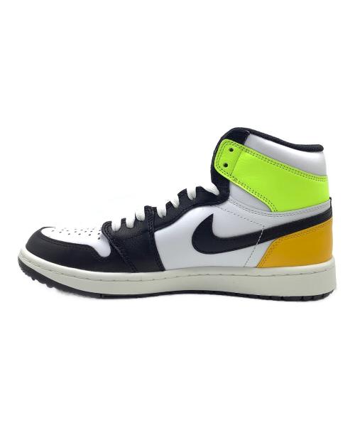 NIKE（ナイキ）NIKE (ナイキ) AIR JORDAN 1 HIGH G イエロー×ブラック×ホワイト サイズ:SIZE 26.5cm 未使用品の古着・服飾アイテム