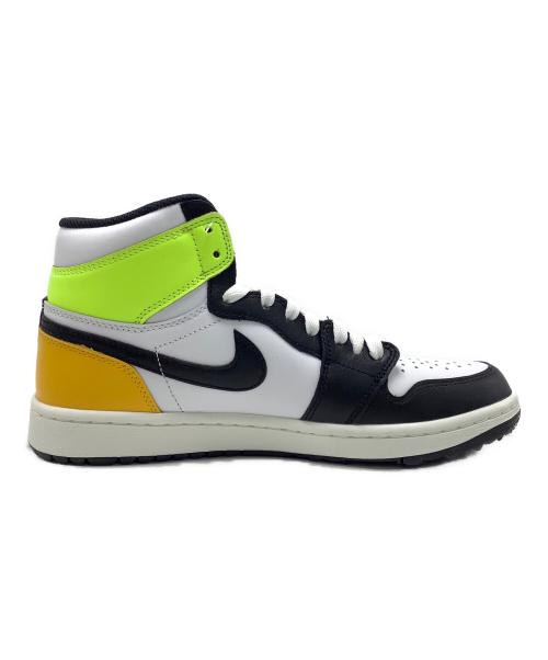 NIKE（ナイキ）NIKE (ナイキ) AIR JORDAN 1 HIGH G イエロー×ブラック×ホワイト サイズ:SIZE 26.5cm 未使用品の古着・服飾アイテム