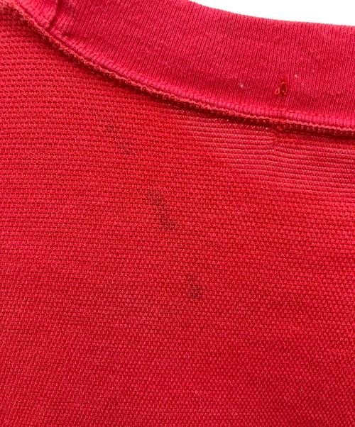 adidas（アディダス）adidas (アディダス) 半袖Tシャツ レッド サイズ:Mの古着・服飾アイテム