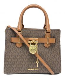 MICHAEL KORS（マイケルコース）の古着「2WAYサッチェルバッグ」｜ブラウン