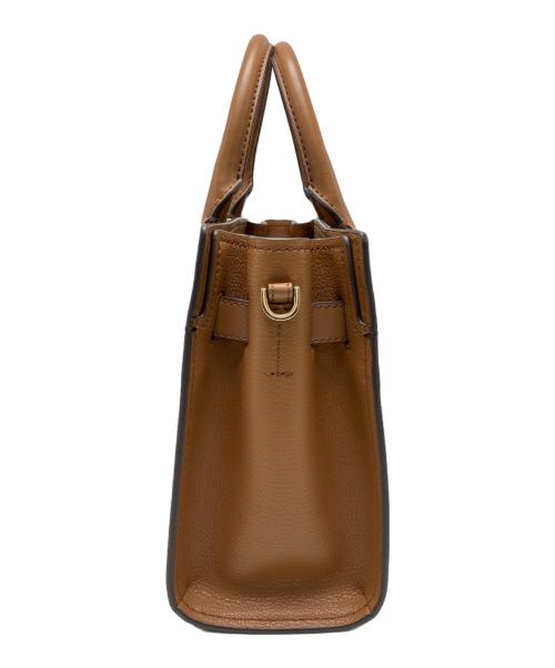 MICHAEL KORS（マイケルコース）MICHAEL KORS (マイケルコース) 2WAYサッチェルバッグ ブラウンの古着・服飾アイテム