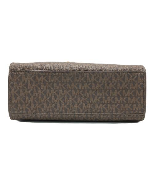 MICHAEL KORS（マイケルコース）MICHAEL KORS (マイケルコース) 2WAYサッチェルバッグ ブラウンの古着・服飾アイテム