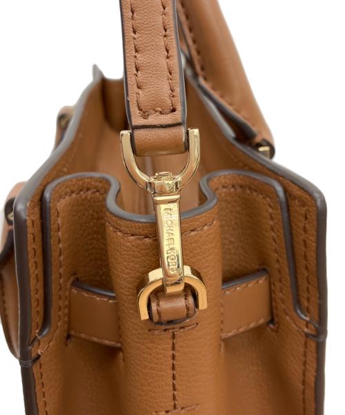 MICHAEL KORS（マイケルコース）MICHAEL KORS (マイケルコース) 2WAYサッチェルバッグ ブラウンの古着・服飾アイテム