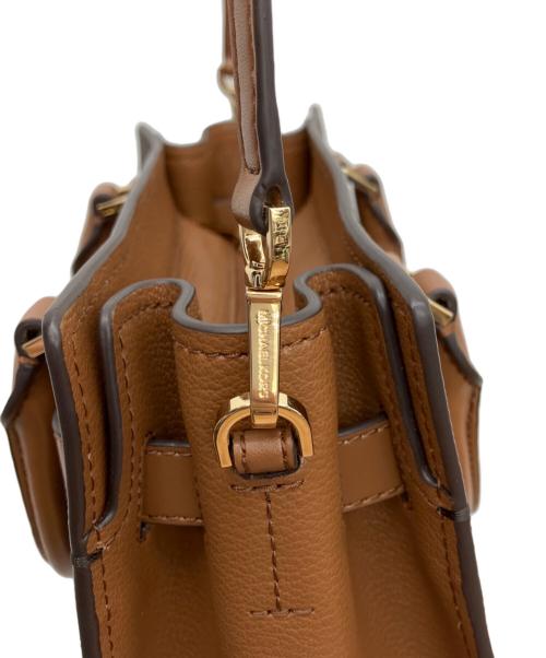 MICHAEL KORS（マイケルコース）MICHAEL KORS (マイケルコース) 2WAYサッチェルバッグ ブラウンの古着・服飾アイテム