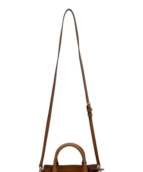 MICHAEL KORS（マイケルコース）MICHAEL KORS (マイケルコース) 2WAYサッチェルバッグ ブラウンの古着・服飾アイテム