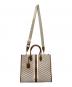 MICHAEL KORS (マイケルコース) ミレラ 2WAYトートバッグ ベージュ×ブラウン：15000円