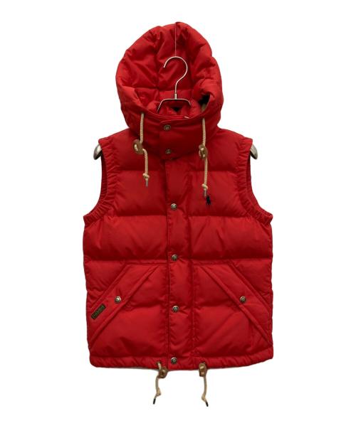 POLO RALPH LAUREN（ポロ・ラルフローレン）POLO RALPH LAUREN (ポロ・ラルフローレン) ダウンベスト レッド サイズ:XSの古着・服飾アイテム