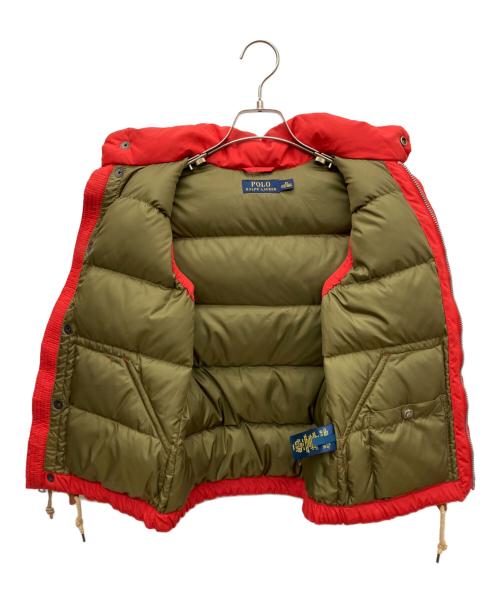 POLO RALPH LAUREN（ポロ・ラルフローレン）POLO RALPH LAUREN (ポロ・ラルフローレン) ダウンベスト レッド サイズ:XSの古着・服飾アイテム