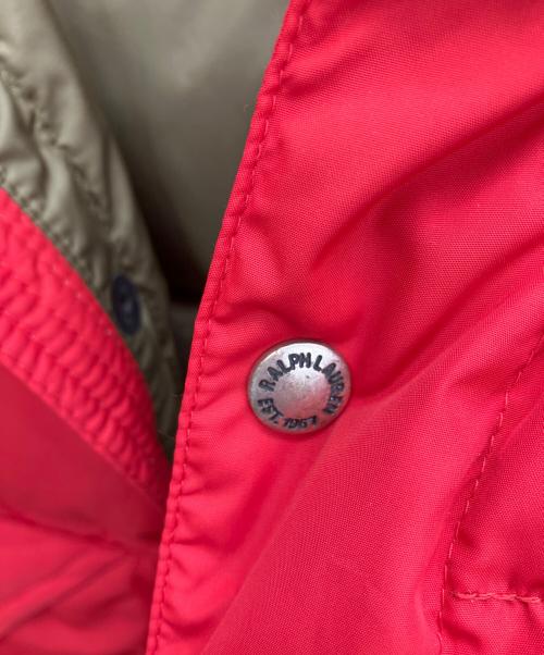 POLO RALPH LAUREN（ポロ・ラルフローレン）POLO RALPH LAUREN (ポロ・ラルフローレン) ダウンベスト レッド サイズ:XSの古着・服飾アイテム