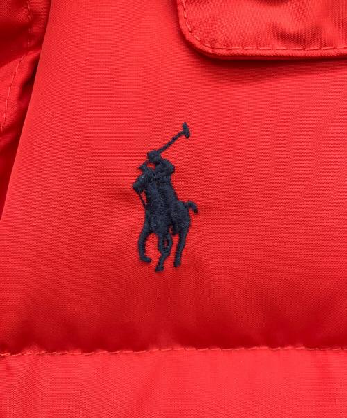 POLO RALPH LAUREN（ポロ・ラルフローレン）POLO RALPH LAUREN (ポロ・ラルフローレン) ダウンベスト レッド サイズ:XSの古着・服飾アイテム