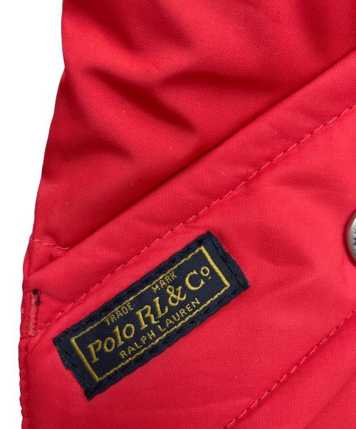 POLO RALPH LAUREN（ポロ・ラルフローレン）POLO RALPH LAUREN (ポロ・ラルフローレン) ダウンベスト レッド サイズ:XSの古着・服飾アイテム