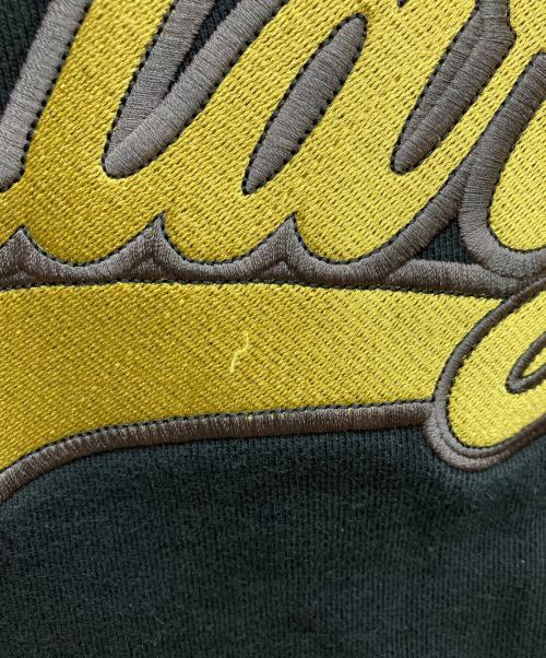 X-LARGE（エクストララージ）X-LARGE (エクストララージ) BASEBALL LOGO EMBROIDERED V NECK SWEATSHIRT　スウェット ブラック サイズ:Lの古着・服飾アイテム