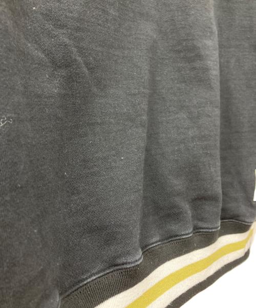 X-LARGE（エクストララージ）X-LARGE (エクストララージ) BASEBALL LOGO EMBROIDERED V NECK SWEATSHIRT　スウェット ブラック サイズ:Lの古着・服飾アイテム