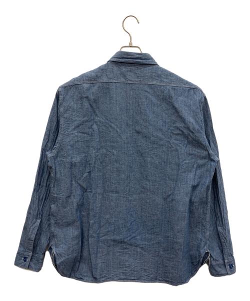 BUZZ RICKSON'S（バズリクソンズ）BUZZ RICKSON'S (バズリクソンズ) シャンブレーシャツ ブルー サイズ:18-18 1/2の古着・服飾アイテム
