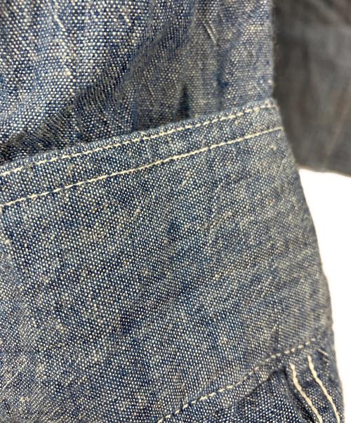 BUZZ RICKSON'S（バズリクソンズ）BUZZ RICKSON'S (バズリクソンズ) シャンブレーシャツ ブルー サイズ:18-18 1/2の古着・服飾アイテム