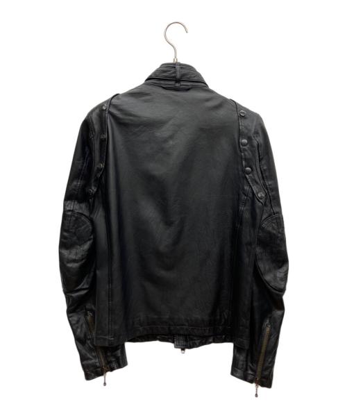 MARKA（マーカ）MARKA (マーカ) シングルライダースジャケット ブラック サイズ:Fの古着・服飾アイテム