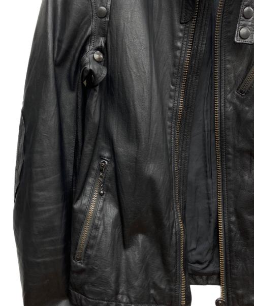 MARKA（マーカ）MARKA (マーカ) シングルライダースジャケット ブラック サイズ:Fの古着・服飾アイテム