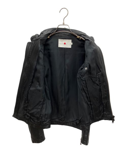 MARKA（マーカ）MARKA (マーカ) シングルライダースジャケット ブラック サイズ:Fの古着・服飾アイテム
