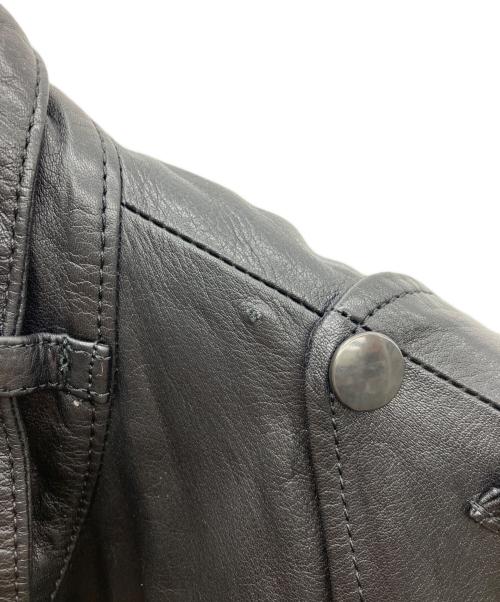 MARKA（マーカ）MARKA (マーカ) シングルライダースジャケット ブラック サイズ:Fの古着・服飾アイテム