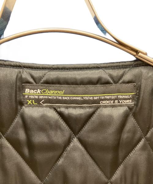 BACK CHANNEL（バックチャンネル）BACK CHANNEL (バックチャンネル) ジップアップジャケット ネイビー サイズ:XLの古着・服飾アイテム
