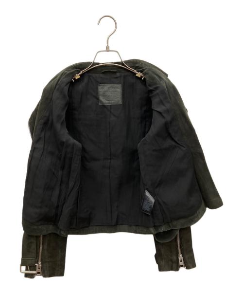ALL SAINTS（オールセインツ）ALL SAINTS (オールセインツ) タッセルライダースジャケット ブラック サイズ:36の古着・服飾アイテム