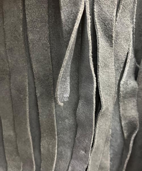 ALL SAINTS（オールセインツ）ALL SAINTS (オールセインツ) タッセルライダースジャケット ブラック サイズ:36の古着・服飾アイテム