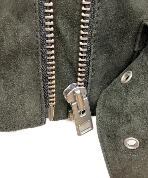 ALL SAINTS（オールセインツ）ALL SAINTS (オールセインツ) タッセルライダースジャケット ブラック サイズ:36の古着・服飾アイテム