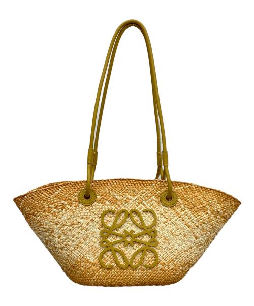 LOEWE（ロエベ）LOEWE (ロエベ) アナグラム バスケットバッグ スモール ブラウンの古着・服飾アイテム