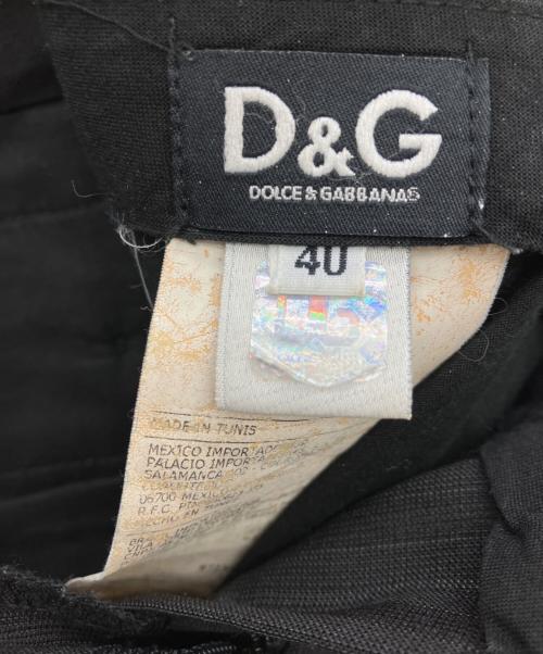 DOLCE & GABBANA（ドルチェ＆ガッバーナ）DOLCE & GABBANA (ドルチェ＆ガッバーナ) スラックス ブラック サイズ:40の古着・服飾アイテム