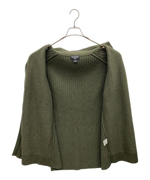 POLO JEANS CO.（ポロジーンズカンパニー）POLO JEANS CO. (ポロジーンズカンパニー) ドライバーズニット  グリーン サイズ:Lの古着・服飾アイテム
