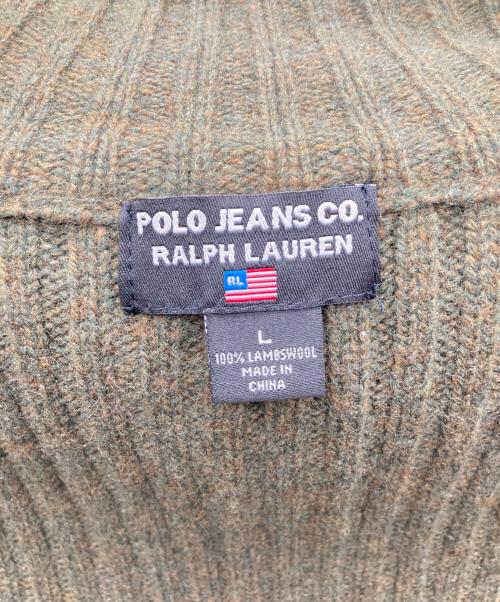 POLO JEANS CO.（ポロジーンズカンパニー）POLO JEANS CO. (ポロジーンズカンパニー) ドライバーズニット  グリーン サイズ:Lの古着・服飾アイテム