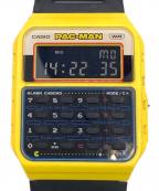 CASIO×PAC-MANカシオ×パックマン）の古着「「パックマン」コラボレーションモデル CASIO CLASSIC」｜イエロー