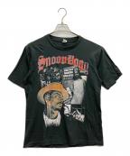 SNOOP DOGG×bunny rabbitスヌープドッグ×バニー ラビット）の古着「Snoop Dogg 半袖カットソー」｜ブラック