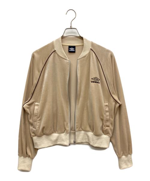 UMBRO（アンブロ）UMBRO (アンブロ) FREAK'S STORE (フリークスストア) 別注 Velour Top ベージュ サイズ:ONE SIZEの古着・服飾アイテム