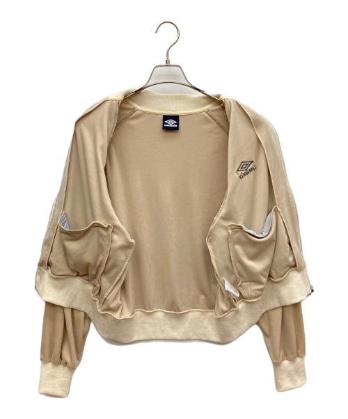 UMBRO（アンブロ）UMBRO (アンブロ) FREAK'S STORE (フリークスストア) 別注 Velour Top ベージュ サイズ:ONE SIZEの古着・服飾アイテム