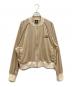 UMBRO（アンブロ）の古着「別注 Velour Top」｜ベージュ